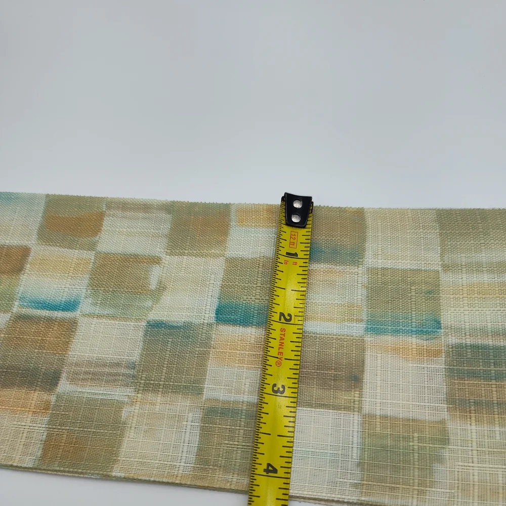 MACKENZIE-CHILDS 4" Parchment Check Ribbon Two (2) Yards Retired - Picture 3 of 4